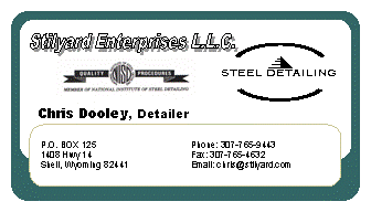 Description: Chris BUSINESS CARD